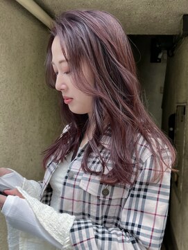 パークレーン アイス イヴェン(park lane ICI yeven) ブリーチなし　ラベンダーピンク　ピンク/akari