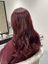 リノア(Lino'a)&nbsp;ワインレッド/ロングウェーブ