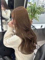 アルドーレフィエロ シンサイバシ(Ardore fiero shinsaibashi)&nbsp;ミルクティーベージュ/ブリーチなし【小山田繭】20代30代40代