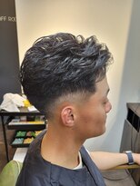 メンズ レオ 南森町店(men's LEO) オールバック×刈り上げ×スキンフェード