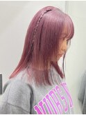 ブリーチ 1回~ピンクカラー