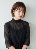  透明感レイヤーボブ