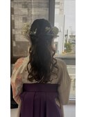 卒業式はかまヘアセット♪♪