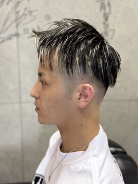 グロウヘアワークス(grow hair works) ツーブロック×メッシュ