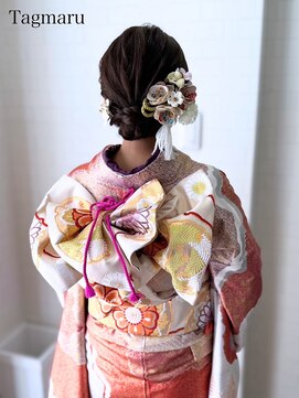 タグマル 振袖着付けヘアセット☆