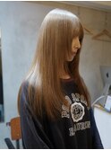 天神大名顔周りレイヤーカットミディアムボブタッセルボブパーマ