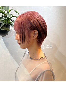 ノブレス ノアール(NOBLESSE NOIR) ショート×pink×black