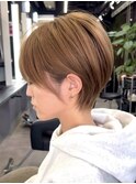 東静岡ショートボブくびれショートイルミナカラー顔周りレイヤー