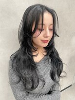 ルノン(LUNON)&nbsp;黒髪クラゲヘアーオリーブグレー小顔ココアベージュ