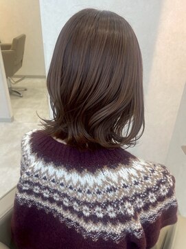 ジーナ  札幌大通(Zina) 美髪＊シアーオリーブベージュ＊外巻きくびれヘア＊Zina札幌大通