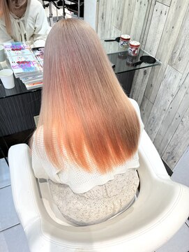 トムキャット(TOM CAT) 2色ハイトーンカラー！『ミルクティー系×オレンジ』