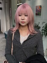 エニフォーイーストハム(Eni for eastham)&nbsp;ケアブリーチ/スモーキーピンク/レイヤーカット