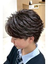 アイトーキョープラスシー 横浜(AI TOKYO+Sea) MEN’S横浜/センターパート/フェザーパーマ/毛流れパーマ