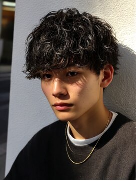 テーラヘアー 五井(TELA HAIR) 黒髪ツイスパマッシュヘア【TELAHAIR五井】