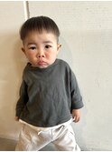 四ツ橋美容室★キッズカット男の子★お茶碗カット