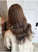 1ブリーチで透明感ヘーゼルベージュ
