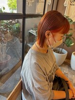オネスト 八柱店(onest)&nbsp;インナーカラーでオレンジに