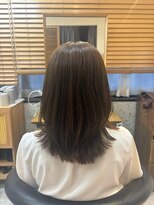 ヘアリゾート粋 トゥジュ 池袋東口店(tujuh)&nbsp;ハッシュカット/ナチュラルブラウン/艶髪