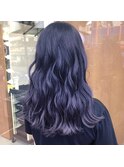 コテ巻き風ロング×デジタルパーマ