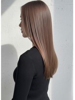 ルノヘアー(Lunohair)&nbsp;髪質改善ミルクティーベージュ×似合わせ×ブリーチなしカラー