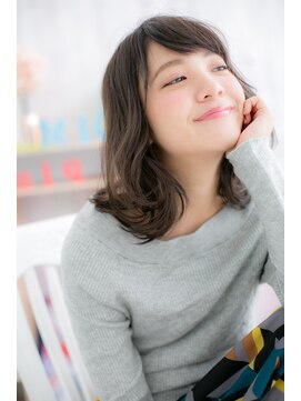 ヘアアンドビューティー ミック(Hair & Beauty miq) ふんわり抜け感セミディ(miq阿佐ヶ谷)