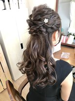 ロカット サロン(Roquat Salon) 大人気アレンジゆるふわハーフアップ【ヘアセット　立川/袴】