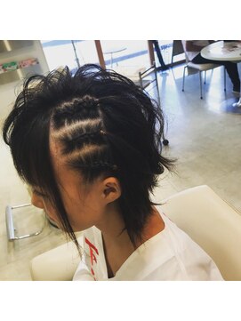 カイム ヘアー(Keim hair) コーンロウ風セット/ヘアセット/ヘアアレンジ/夏ヘア/お祭り