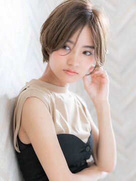 ローマ ギンザ(ROMA Ginza) 【ROMA】透明感フォギーベージュ×美シルエットハンサムショート