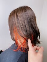 ヘアリゾートユア 新大久保店(hair resort YuA) インナーオレンジ