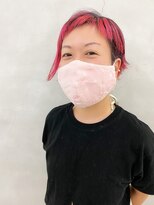 エンドリンク(endlink) ハイライトブリーチ×ビビッドピンクショート