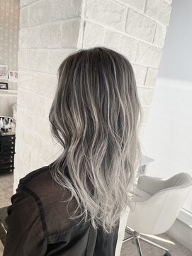 アンジェリカ JR奈良駅前店(ANGELICA) 【ANGELICA 東 玲那】ホワイトバレイヤージュ