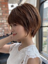 30代40代50代◎大人ナチュラルレイヤーショートボブ　表参道