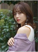 ナチュラルな抜け感ミディアム