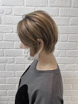 デイジー インデックスヘア 大島店(DAISY index hair)&nbsp;【人気ショート☆】ラベンダーベージュショート☆ハイライト