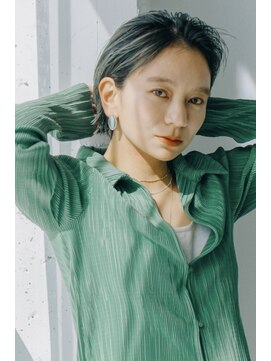 サンクス 品川港南(THK.) 大人可愛い20代30代40代小顔丸みショートマッシュウルフ