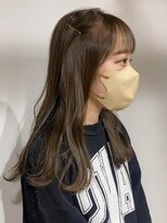 ナルヘアー 越谷(Nalu hair) ピンアレンジ×アッシュグレージュ