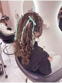 あみかちゅハーフツイン/梅田ヘアセット