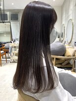 ガーデン オオタカノモリ(garden otakanomori)&nbsp;ワンカール大人可愛いセミロング×艶たっぷりチョコレートカラー