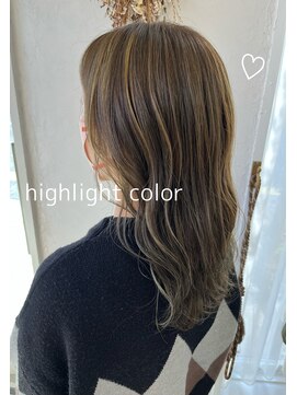 ヘアーチェリーコーク ランプ(HAIR CHERRY COKE Lamp) ◯ハイライトカラーグレージュ