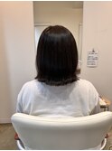 ボブ×アッシュブラウン