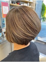 ル サロン リーカ 高見ノ里駅前本店(Le’Salon RYiCA) 白髪ぼかしハイライトカラー