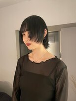 アルカナ 明治神宮前原宿(ARCANA)&nbsp;フルバングレッドブラウン似合わせカットカルマパーマ