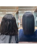 【髪質改善縮毛矯正】美髪ストレート