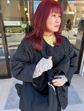 ラック 津田沼(LUCK) 切りっぱなしボブ/エアリーロング/美髪/ピンクブラウン/津田沼