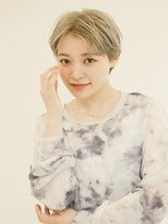 オンク 新宿(onk)&nbsp;黒髪/グレーベージュ/レイヤーロング/前髪パーマ[新宿駅]