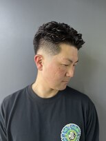 グリーディーフォックス 三軒茶屋(GreedyFOX)&nbsp;波巻き/マッシュパーマ/ウルフ/ハイライト<理容室>三軒茶屋