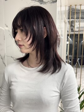 エトワール(ETOILE) レイヤーカット/ボルドー