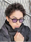 大人の雰囲気になれるオールバックスパイキーショート