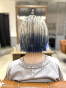 シャル 町田(shalu) 肌を白く見せるカラー!スモーキーブルー/ルーツ/10代20代30代