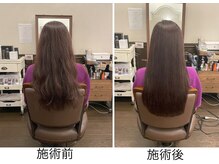 テテアテテ ヘアー(tete a tete HAIR)の雰囲気（毛髪構造復元により、自然な艶とまとまりに！）